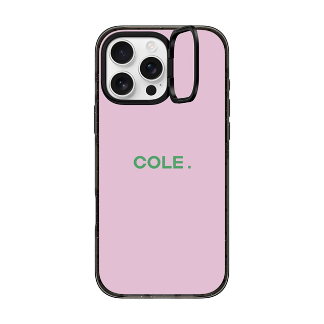 CASETiFY iPhone 16 Pro Max ケース ブラック インパクトリングスタンドケース MagSafe対応 Custom Case - Cole.