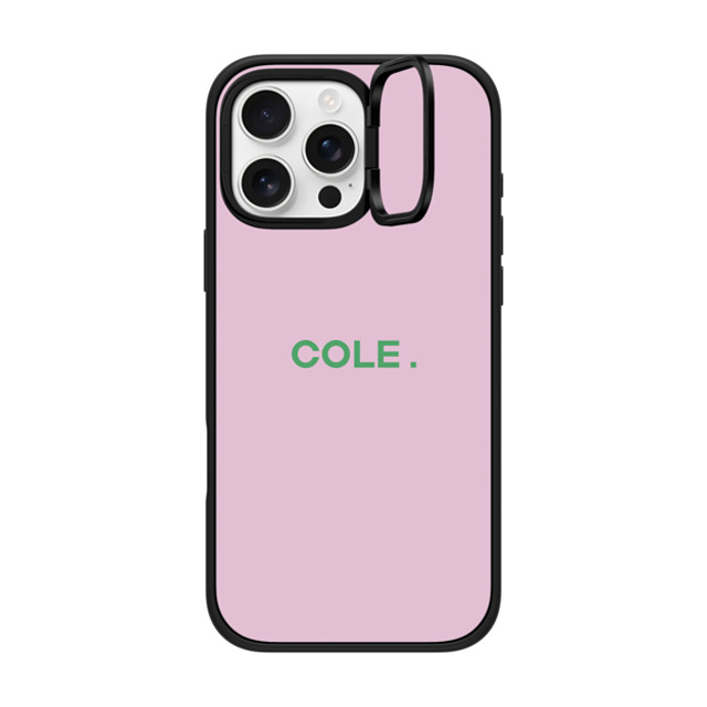 CASETiFY iPhone 16 Pro Max ケース マットブラック インパクトリングスタンドケース MagSafe対応 Custom Case - Cole.