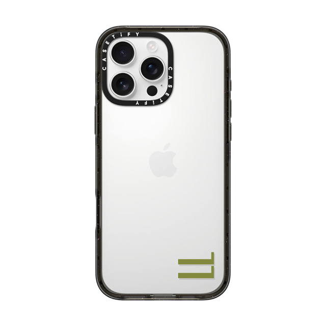 CASETiFY iPhone 16 Pro Max ケース ブラック インパクトケース Custom Case - ll