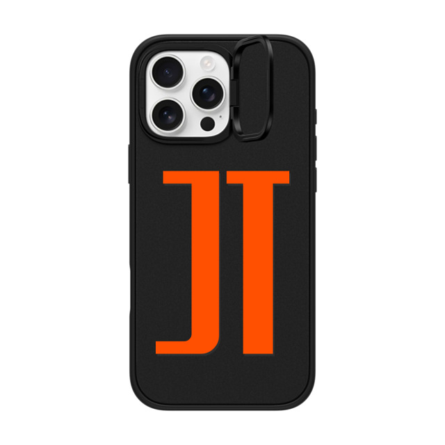 CASETiFY iPhone 16 Pro Max ケース マットブラック インパクトリングスタンドケース MagSafe対応 Custom Case - jt