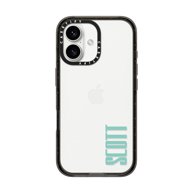 CASETiFY iPhone 16 ケース ブラック インパクトケース Custom Case - Scott