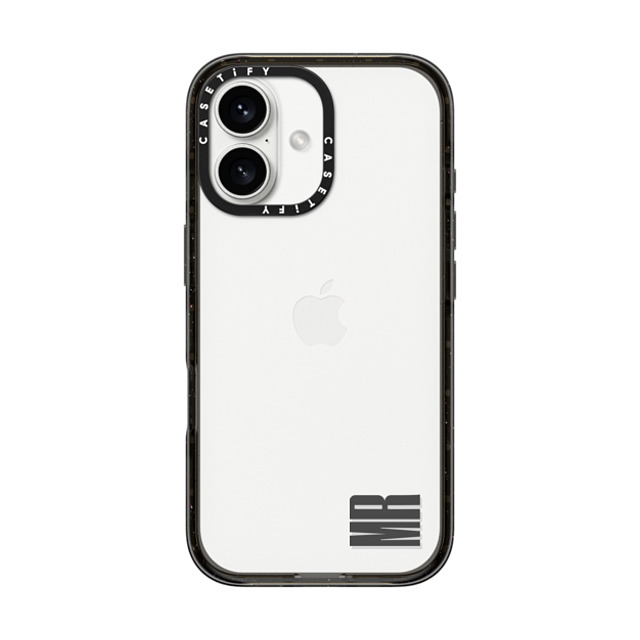 CASETiFY iPhone 16 ケース ブラック インパクトケース Custom Case - mr