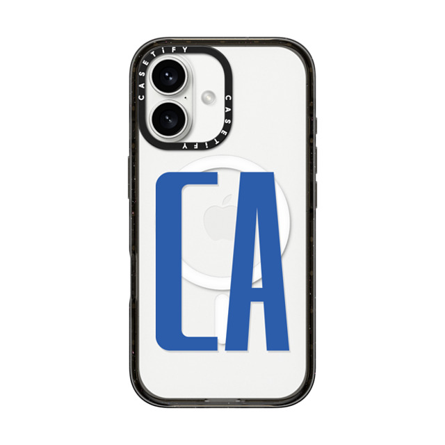 CASETiFY iPhone 16 ケース ブラック インパクトケース MagSafe対応 Custom Case - ca