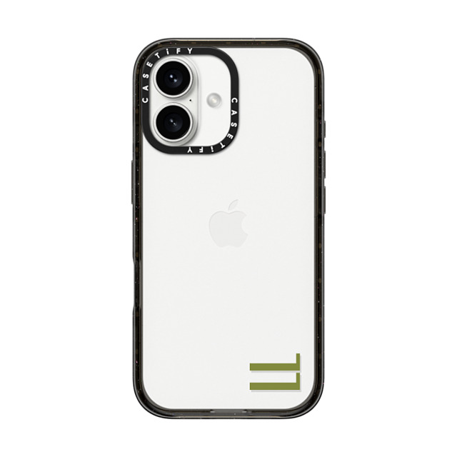 CASETiFY iPhone 16 ケース ブラック インパクトケース Custom Case - ll