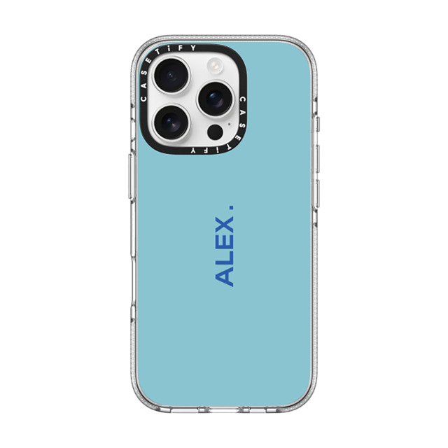 CASETiFY iPhone 16 Pro ケース クリア クリア ケース MagSafe対応 Custom Case - Alex.