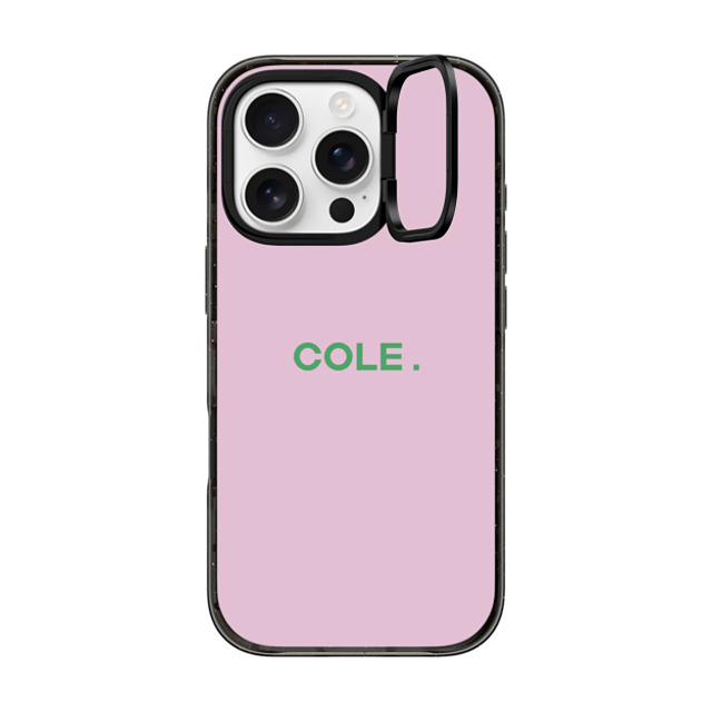 CASETiFY iPhone 16 Pro ケース ブラック インパクトリングスタンドケース MagSafe対応 Custom Case - Cole.