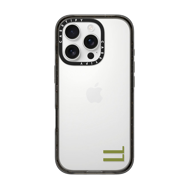 CASETiFY iPhone 16 Pro ケース ブラック インパクトケース Custom Case - ll