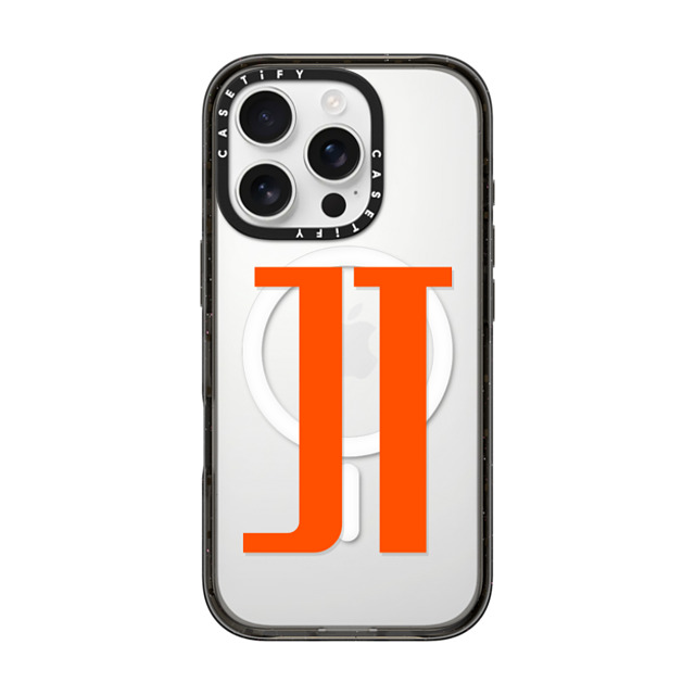 CASETiFY iPhone 16 Pro ケース ブラック インパクトケース MagSafe対応 Custom Case - jt