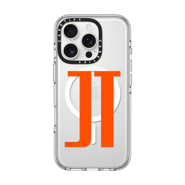 CASETiFY iPhone 16 Pro ケース クリア クリア ケース MagSafe対応 Custom Case - jt