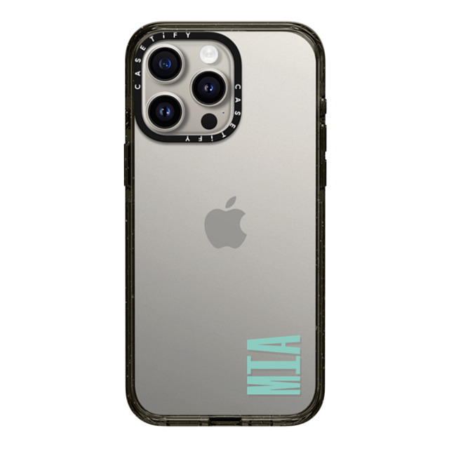 CASETiFY iPhone 15 Pro Max ケース ブラック インパクトケース Custom Case - Mia