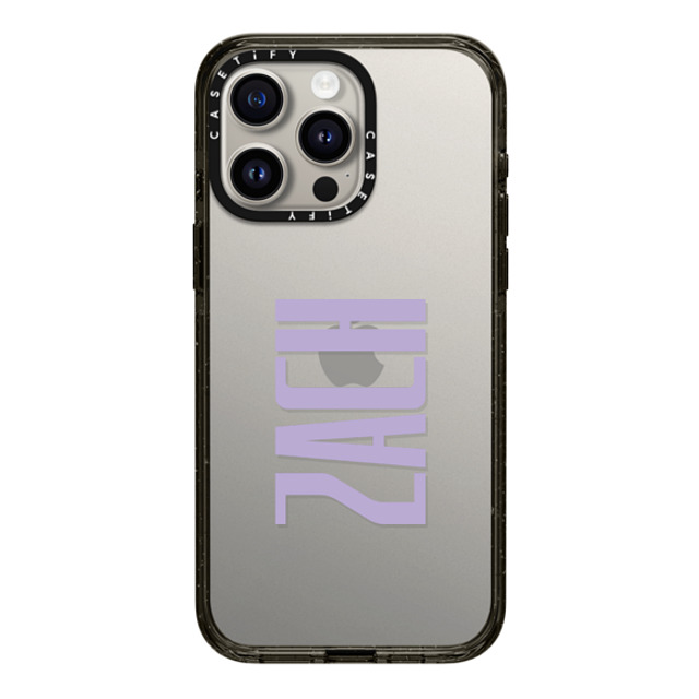 CASETiFY iPhone 15 Pro Max ケース ブラック インパクトケース Custom Case - Zach