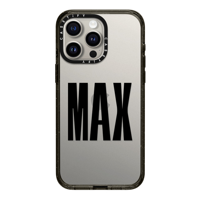 CASETiFY iPhone 15 Pro Max ケース ブラック インパクトケース Custom Case - Max