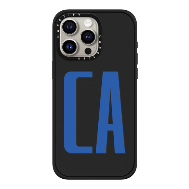 CASETiFY iPhone 15 Pro Max ケース マットブラック インパクトケース MagSafe対応 Custom Case - ca