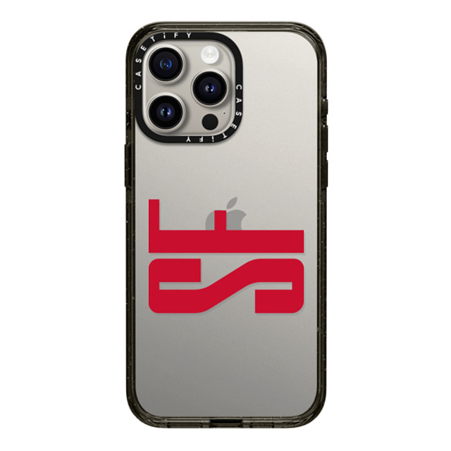 CASETiFY iPhone 15 Pro Max ケース ブラック インパクトケース Custom Case - sf