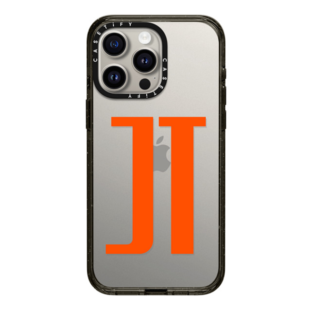 CASETiFY iPhone 15 Pro Max ケース ブラック インパクトケース Custom Case - jt