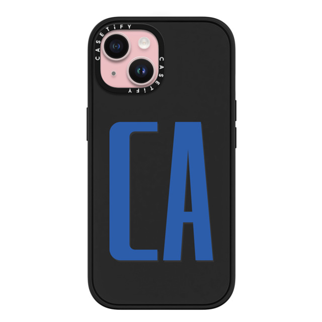 CASETiFY iPhone 15 ケース マットブラック インパクトケース MagSafe対応 Custom Case - ca