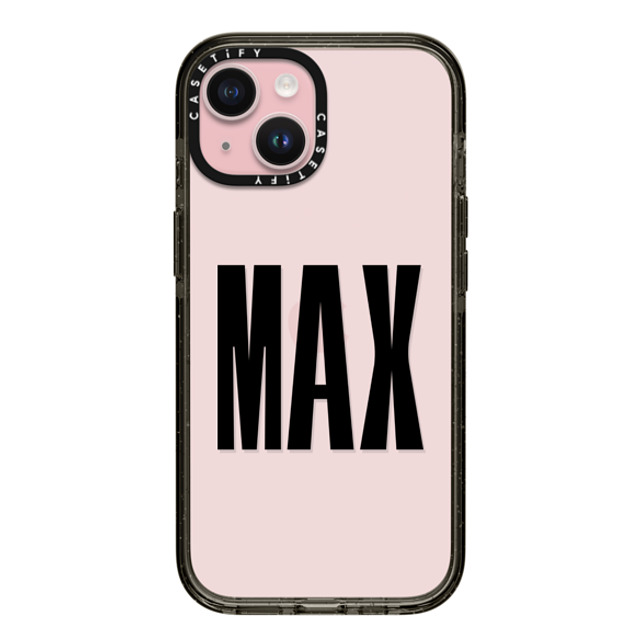 CASETiFY iPhone 15 ケース ブラック インパクトケース Custom Case - Max