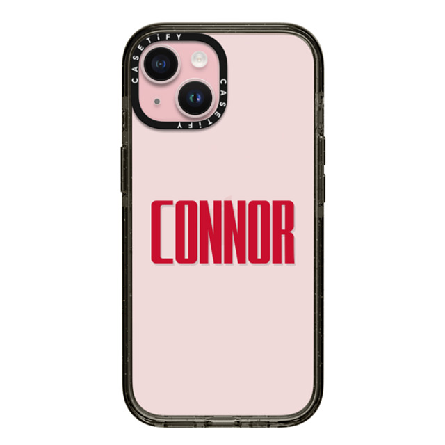 CASETiFY iPhone 15 ケース ブラック インパクトケース Custom Case - Connor