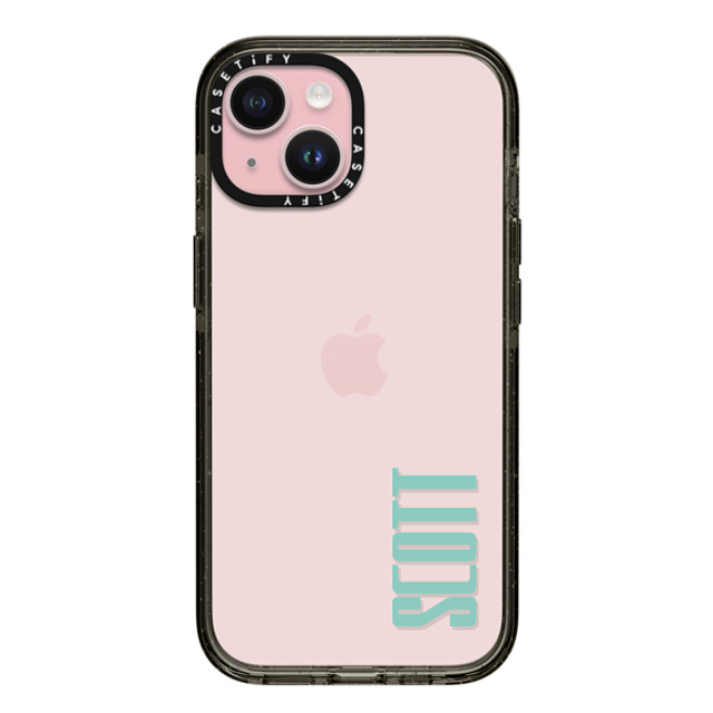 CASETiFY iPhone 15 ケース ブラック インパクトケース Custom Case - Scott