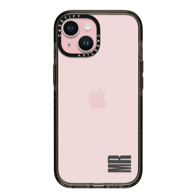 CASETiFY iPhone 15 ケース ブラック インパクトケース Custom Case - mr