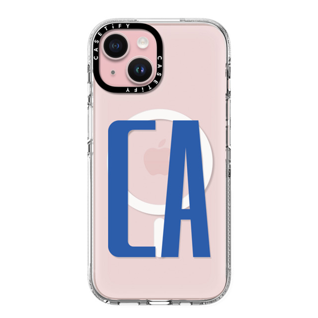 CASETiFY iPhone 15 ケース クリア クリア ケース MagSafe対応 Custom Case - ca