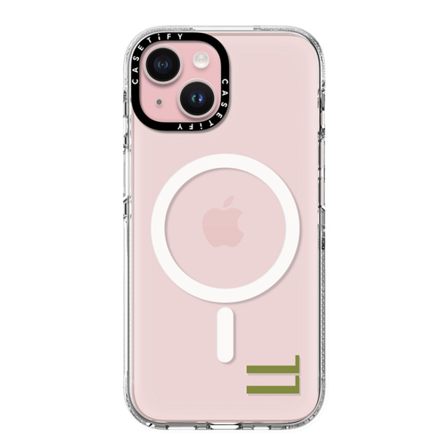 CASETiFY iPhone 15 ケース クリア クリア ケース MagSafe対応 Custom Case - ll