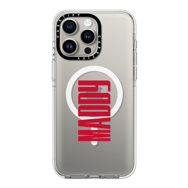 CASETiFY iPhone 15 Pro Max ケース クリア クリア ケース MagSafe対応 Custom Case - Maddy