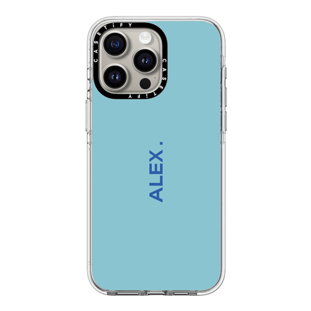 CASETiFY iPhone 15 Pro Max ケース クリア クリア ケース MagSafe対応 Custom Case - Alex.