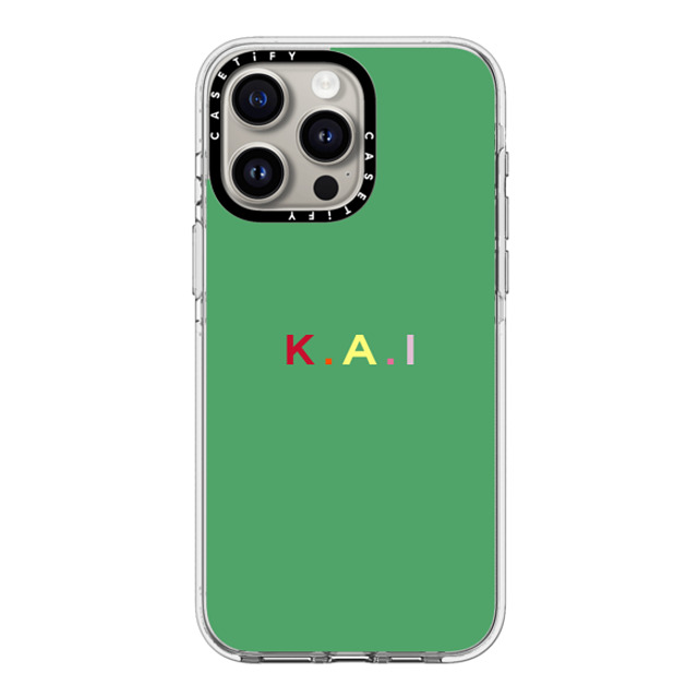 CASETiFY iPhone 15 Pro Max ケース クリア クリア ケース MagSafe対応 Custom Case - k. a.i