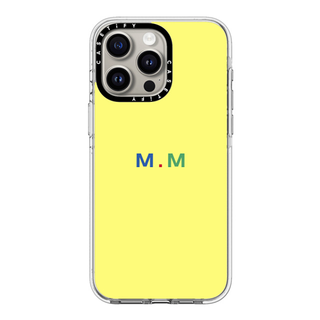 CASETiFY iPhone 15 Pro Max ケース クリア クリア ケース MagSafe対応 Custom Case - m. m