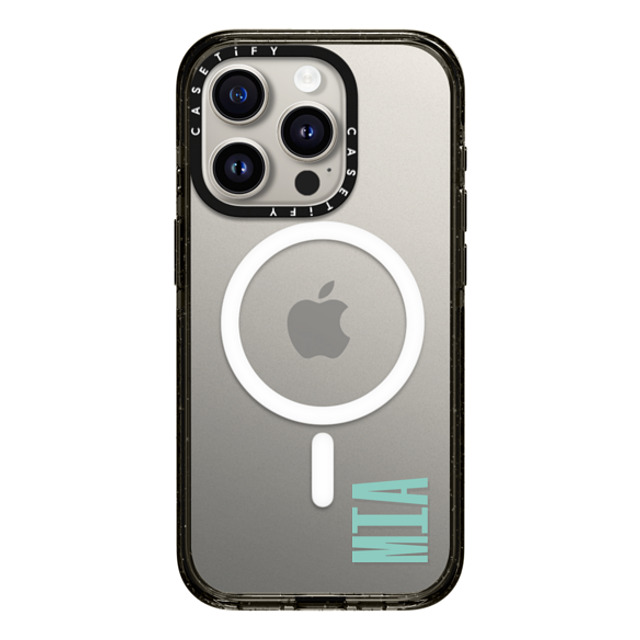 CASETiFY iPhone 15 Pro ケース ブラック インパクトケース MagSafe対応 Custom Case - Mia