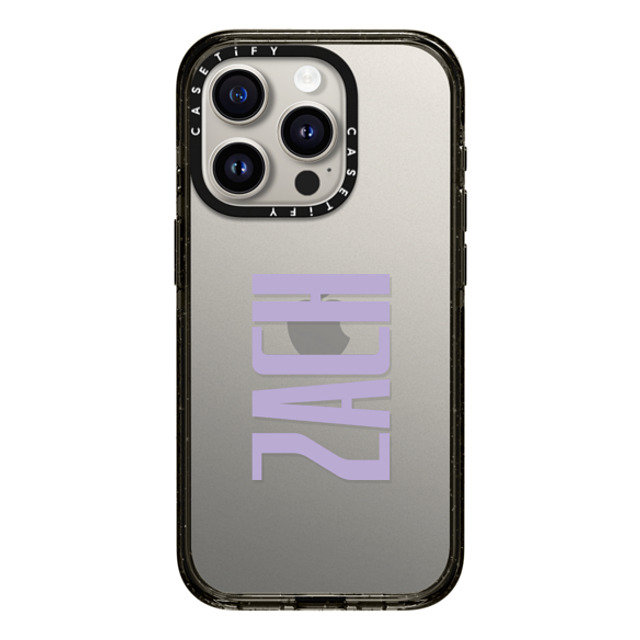 CASETiFY iPhone 15 Pro ケース ブラック インパクトケース Custom Case - Zach