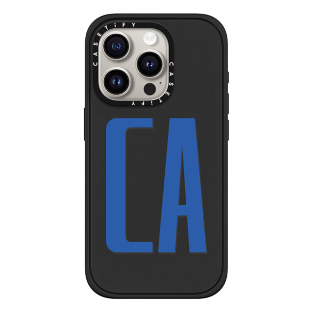 CASETiFY iPhone 15 Pro ケース マットブラック インパクトケース MagSafe対応 Custom Case - ca