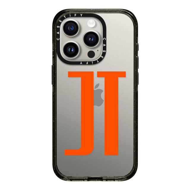 CASETiFY iPhone 15 Pro ケース ブラック インパクトケース Custom Case - jt