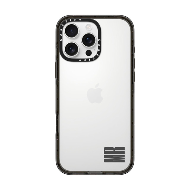 CASETiFY iPhone 16 Pro Max ケース ブラック インパクトケース Custom Case - mr