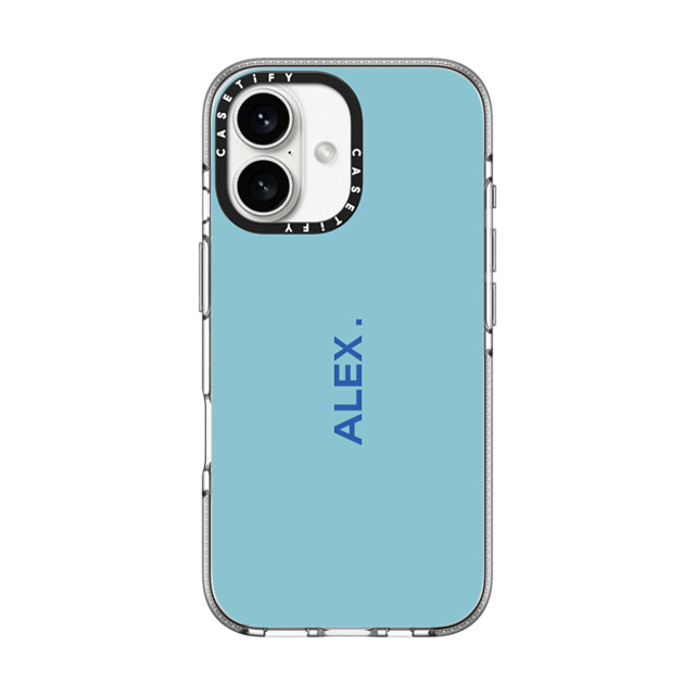 CASETiFY iPhone 16 ケース クリア クリア ケース MagSafe対応 Custom Case - Alex.