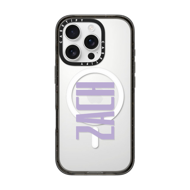 CASETiFY iPhone 16 Pro ケース ブラック インパクトケース MagSafe対応 Custom Case - Zach