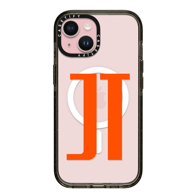 CASETiFY iPhone 15 ケース ブラック インパクトケース MagSafe対応 Custom Case - jt