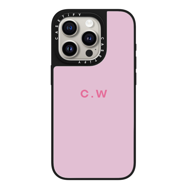 CASETiFY iPhone 15 Pro Case Silver on Black ミラーケース MagSafe対応 Custom Case - c. w CASETiFY iPhone 15 Pro Case Silver on Black ミラーケース MagSafe対応 Custom Case - c. w