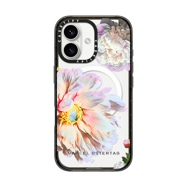 Marcel Ostertag x CASETiFY iPhone 16 Case Black Impact Case MagSafe Compatible Flower Bomb Maxi Mother's Day Marcel Ostertag x CASETiFY iPhone 16 Case Black Impact Case MagSafe Compatible Flower Bomb Maxi Mother's Day