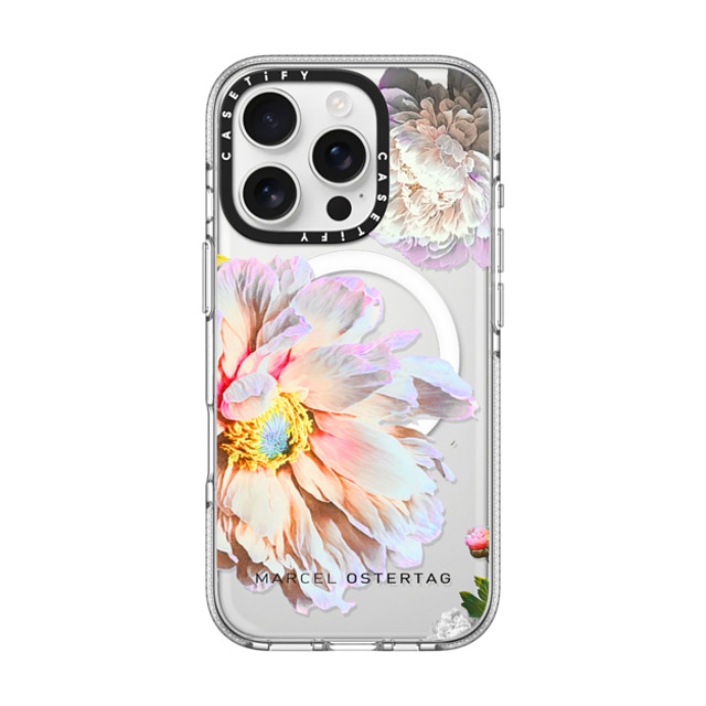 Marcel Ostertag x CASETiFY iPhone 16 Pro Case Clear Clear Case MagSafe Compatible Flower Bomb Maxi Mother's Day Marcel Ostertag x CASETiFY iPhone 16 Pro Case Clear Clear Case MagSafe Compatible Flower Bomb Maxi Mother's Day