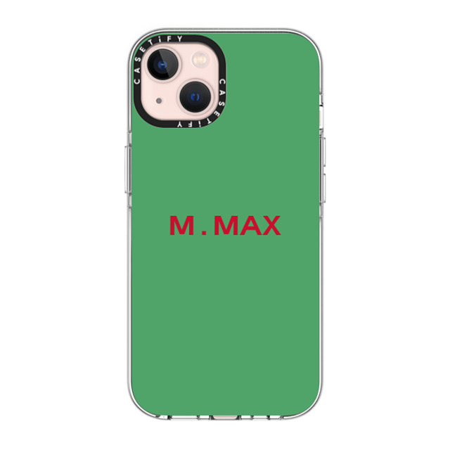 CASETiFY iPhone 13 ケース クリア クリア ケース MagSafe対応 Custom Case - m. Max