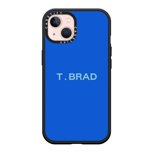 CASETiFY iPhone 13 ケース マットブラック インパクトケース MagSafe対応 Custom Case - t. Brad