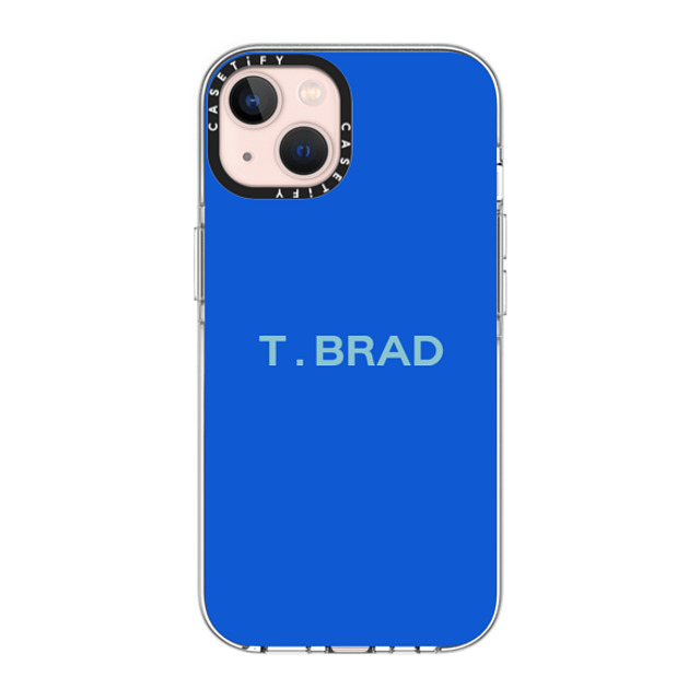 CASETiFY iPhone 13 ケース クリア クリア ケース MagSafe対応 Custom Case - t. Brad