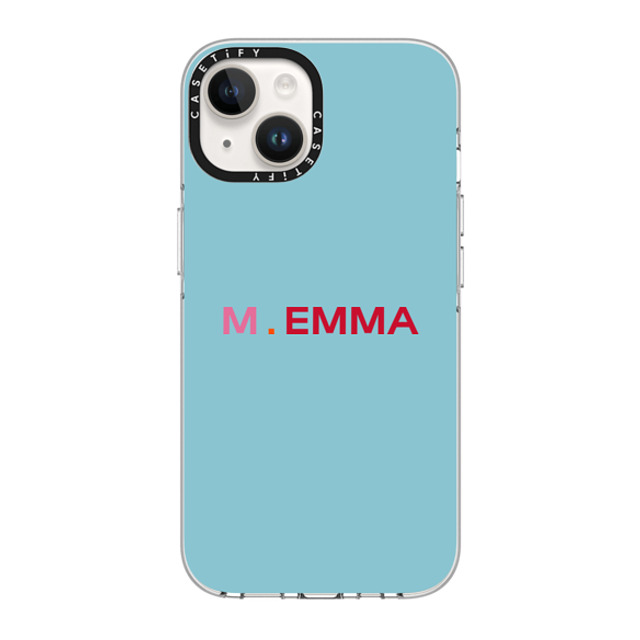 CASETiFY iPhone 14 ケース クリア クリア ケース MagSafe対応 Custom Case - M. Emma