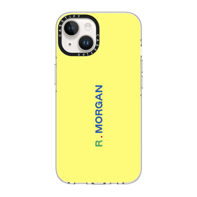 CASETiFY iPhone 14 ケース クリア クリア ケース MagSafe対応 Custom Case - r. Morgan