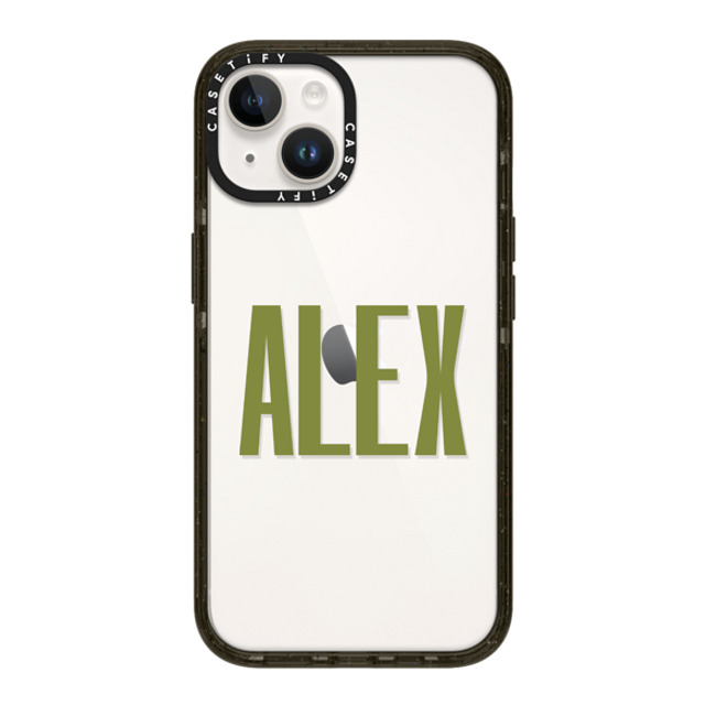 CASETiFY iPhone 14 ケース ブラック インパクトケース Custom Case - Alex