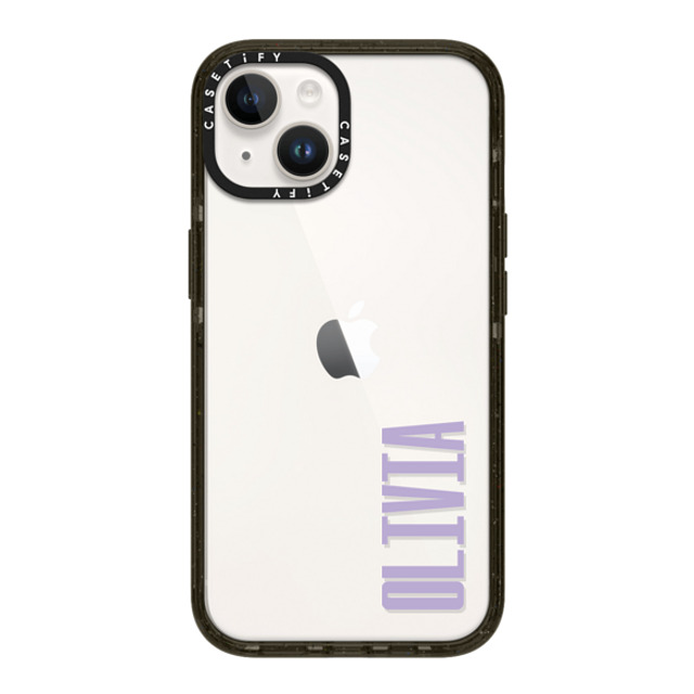 CASETiFY iPhone 14 ケース ブラック インパクトケース Custom Case - Olivia