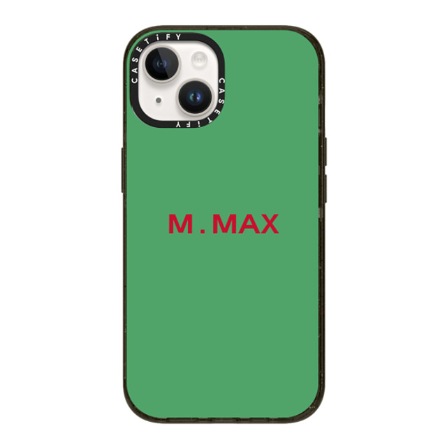 CASETiFY iPhone 14 ケース ブラック インパクトケース Custom Case - m. Max