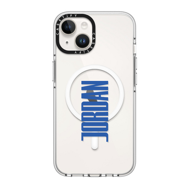 CASETiFY iPhone 14 ケース クリア クリア ケース MagSafe対応 Custom Case - Jordan